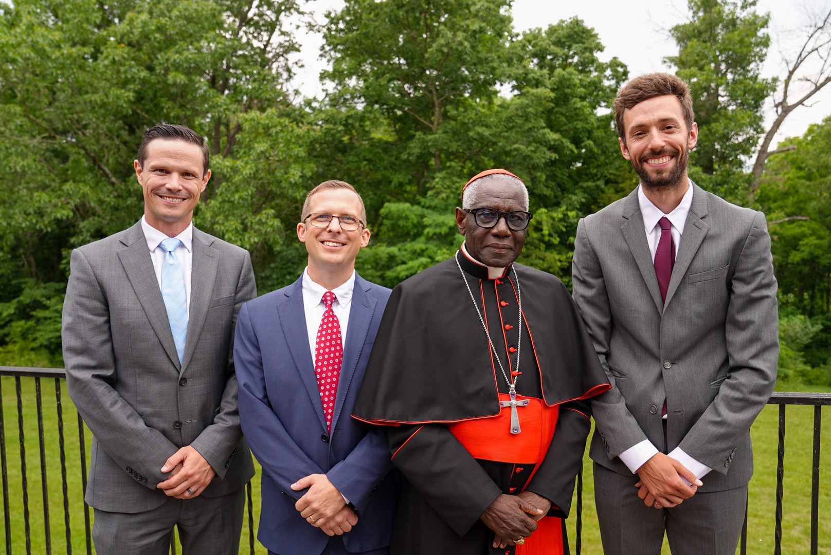 Exodus 90 team with Cardinal Sarah